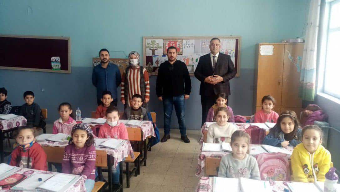 İlçe Milli Eğitim Müdürümüz Sayın Necdet BOZYEL, Okul Ziyaretleri Kapsamında Hasköy Cumhuriyet İlkokulunu Ziyaret Etti