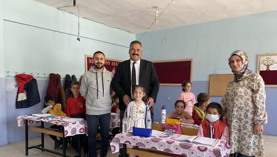 İlçe Milli Eğitim Müdürümüz Sayın Necdet BOZYEL, Hasköy Cumhuriyet İlkokulunu Ziyaret Etti