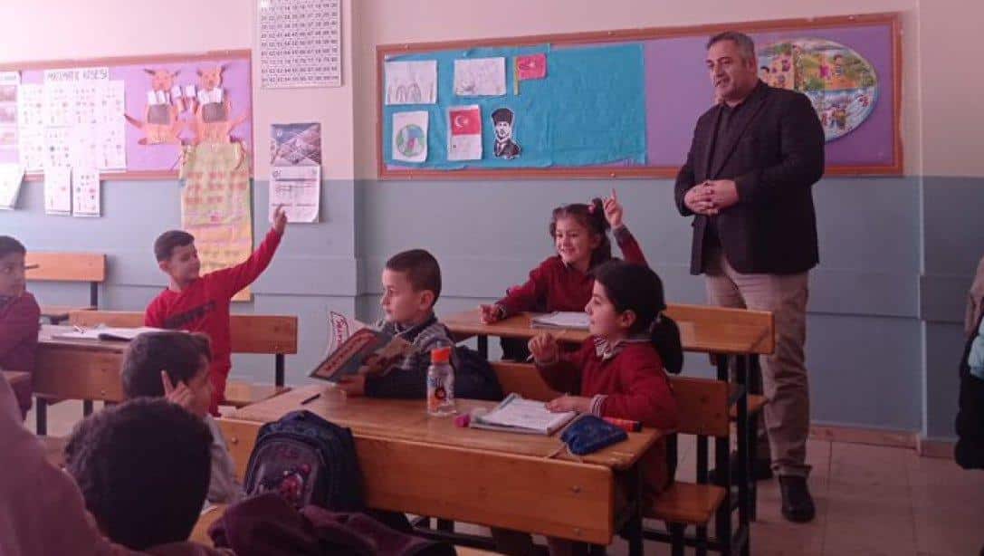 İlçe Milli Eğitim Müdürümüz Sayın Necdet BOZYEL , Hasköy Mehmet Akif ERSOY İlkokulunu Ziyaret Etti