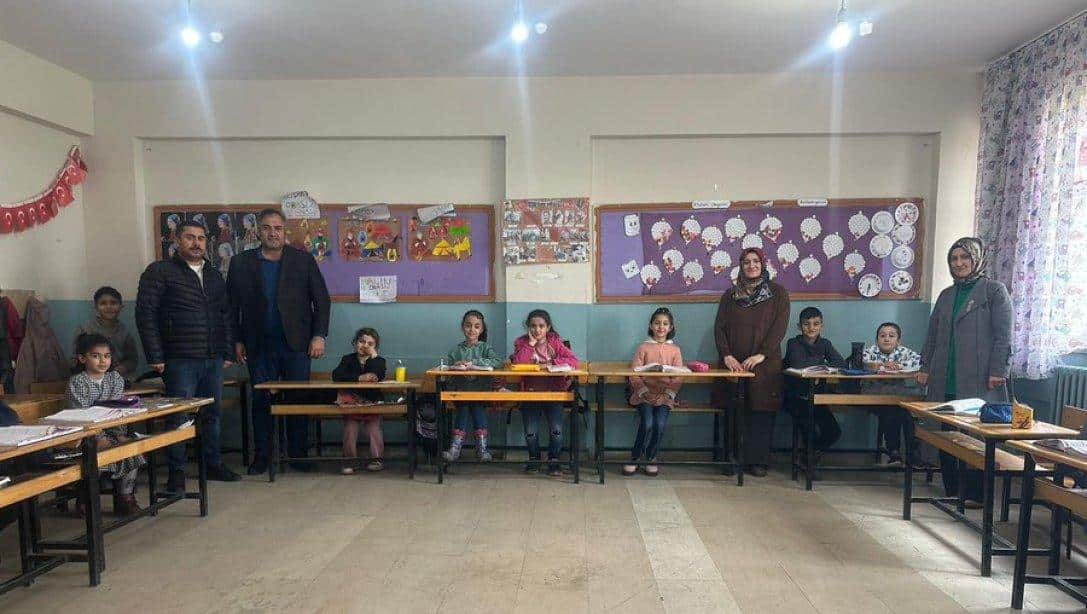 İlçe Milli Eğitim Müdürümüz Sayın Necdet BOZYEL, Hasköy Cumhuriyet İlkokulunu Ziyaret Etti